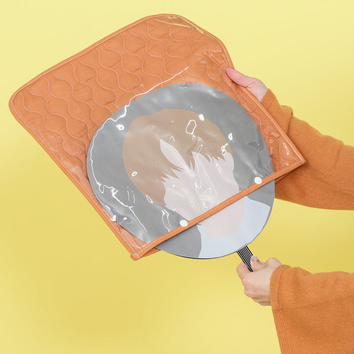 【remède - ルメッド】 推し活 うちわケース 大人推し活グッズ キルティング おしゃれ かわいい レッド/オレンジ/イエロー/ピンク/グリーン/ブルー/パープル/アイボリー/グレー