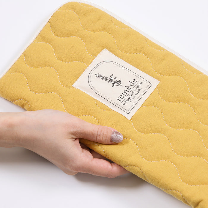 【remède - ルメッド】 推し活 ペンライトケース 大人推し活グッズ キルティング おしゃれ かわいい レッド/オレンジ/イエロー/ピンク/グリーン/ブルー/パープル/アイボリー/グレー