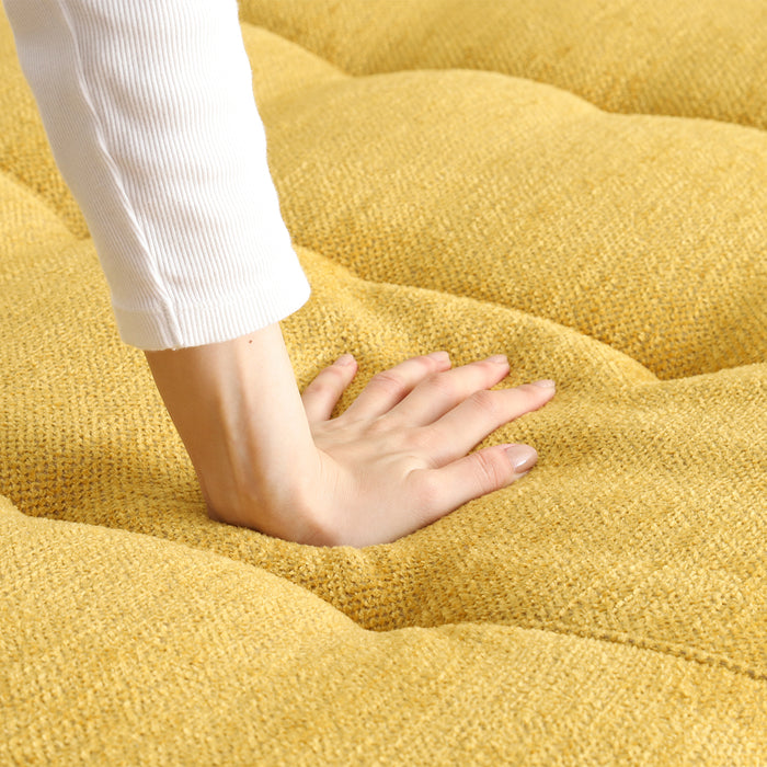 【大型品】【Fujiboeki - 不二貿易】3WAY ソファｰベッド cozy リクライニング 幅173cm ブルーグレー/マスタード/グレー
