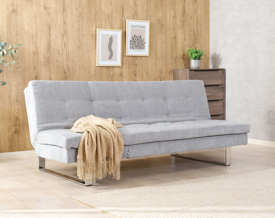 【大型品】【Fujiboeki - 不二貿易】3WAY ソファｰベッド cozy リクライニング 幅173cm ブルーグレー/マスタード/グレー
