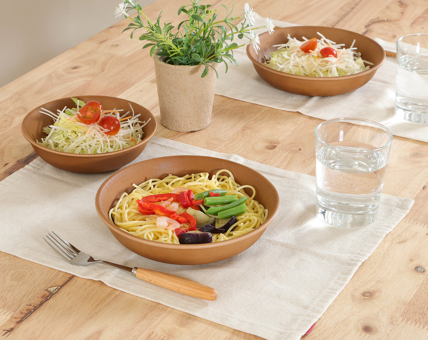 【Fujiboeki - 不二貿易】 撥水合成漆器 電子レンジOK 食洗器対応 水や油を弾く 割れにくい プレート/ボウル/スープマグ/仕切り付きプレート